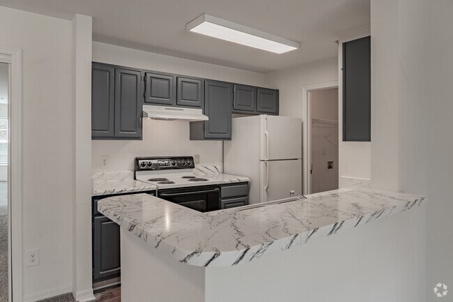 2 habitaciones, 2 baños - 1028 pies cuadrados - Cocina - The Grove at Cary Park