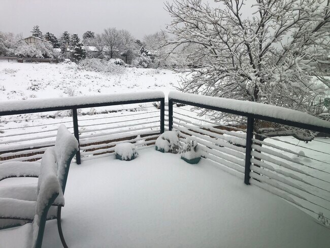 Modern Back Deck looks over Open Space - 2263 S Beech Way