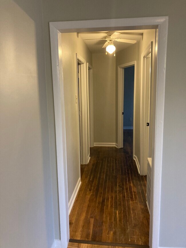 Hallway to 3 Bedroom and 1 Bath - 2309 E Lakeview Dr