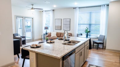 The Topaz: 1BR, 1BA- Kitchen - The Waters at Bluebonnet