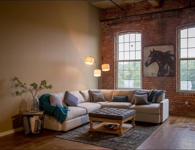 Living Room - The Lofts at Pontiac Mills