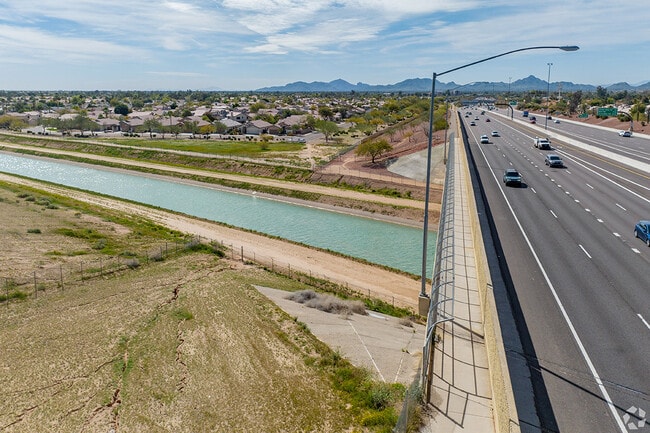 A local canal runs alongside parts of Paradise Valley North.