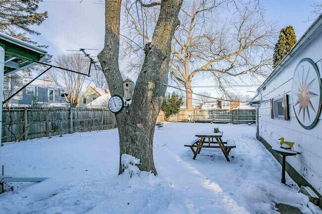 Backyard from house - 1738 N Alvin St