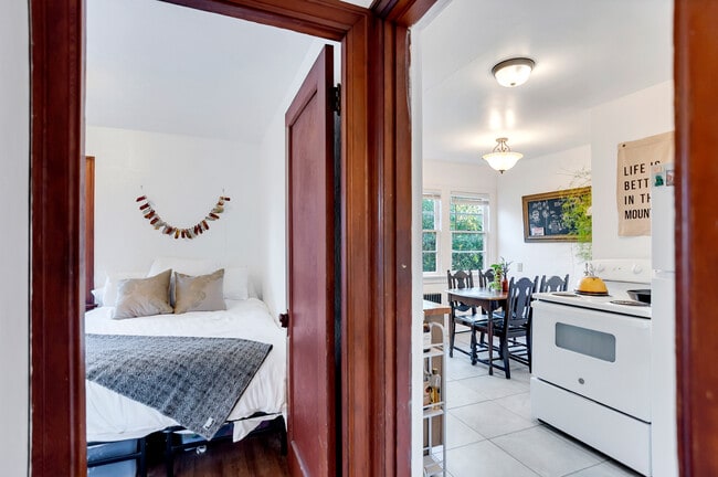 Unit A -Bedroom & Kitchen - 952 Highland Ave