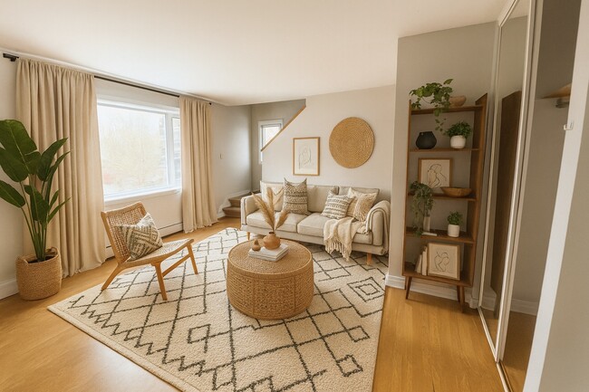 Living Room (furnished) - Coburg Road Apartments