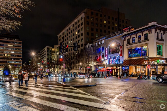 Dupont Circle is a mecca for nightlife in Washington.