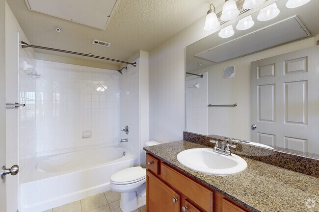 2BR, 2BA - 1,194SF - 2nd Bathroom - The Lakes At Turtle Creek Apartment Homes