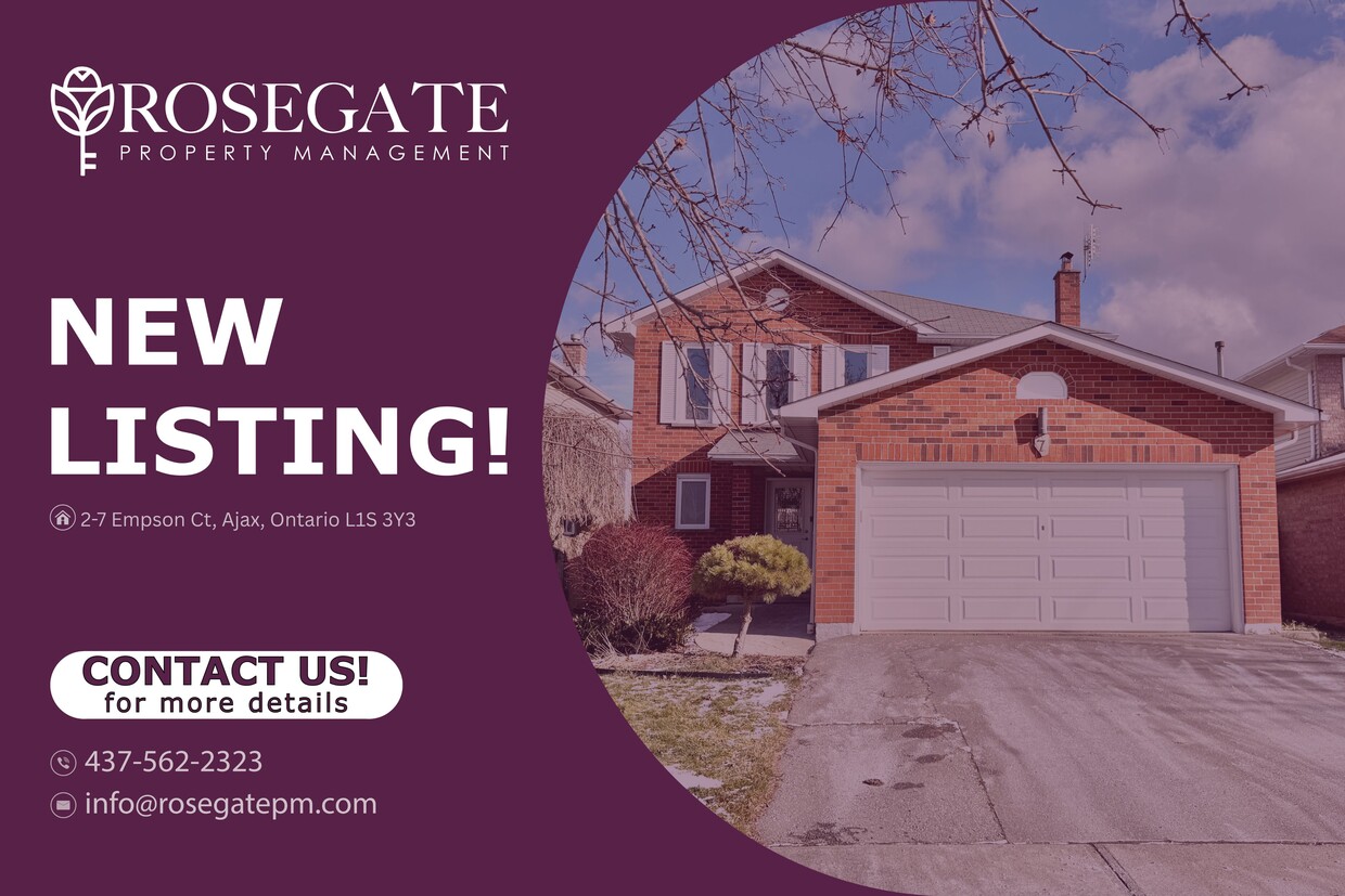 Photo principale - Bright 1-Bedroom Apartment with 2 Parking Spaces in Ajax