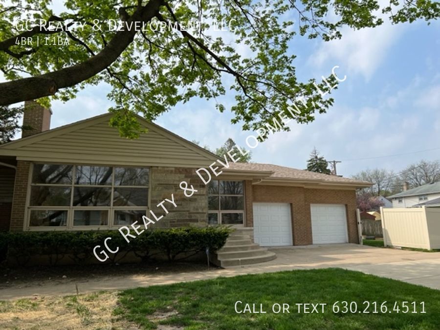 1836 Belleview Ave, Westchester, IL 60154 House Rental in Westchester