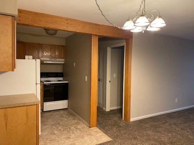 1 dormitorio, 1 baño (750 pies cuadrados) - Cocina - Hampton House Apartments