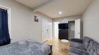 This 520 square foot apartment in Atlanta, GA offers a thoughtful layout maximizing space efficiency. The single-story unit features one bedroom measuring 170 square feet, providing ample space for rest and relaxation. The property boasts two full bathrooms, enhancing convenience for residents and guests.

The kitchen is a standout feature, showcasing warm wooden cabinetry, granite countertops, and white appliances. Large windows allow natural light to illuminate the space, while tile flooring adds durability and easy maintenance. The living area, while compact, accommodates a comfortable seating arrangement and flows seamlessly into the dining space.

The bedroom continues the home's aesthetic with hardwood flooring and neutral wall colors, creating a serene atmosphere. Both bathrooms are well-appointed, with one featuring a spacious tiled shower.

Despite its modest size, the apartment's layout feels open and airy, with a hallway connecting the various rooms. The unit's design prioritizes functionality without sacrificing style, making efficient use of every square foot. Located at 767 Kennolia Dr SW in Atlanta, this property offers a cozy yet practical living solution in an urban setting.