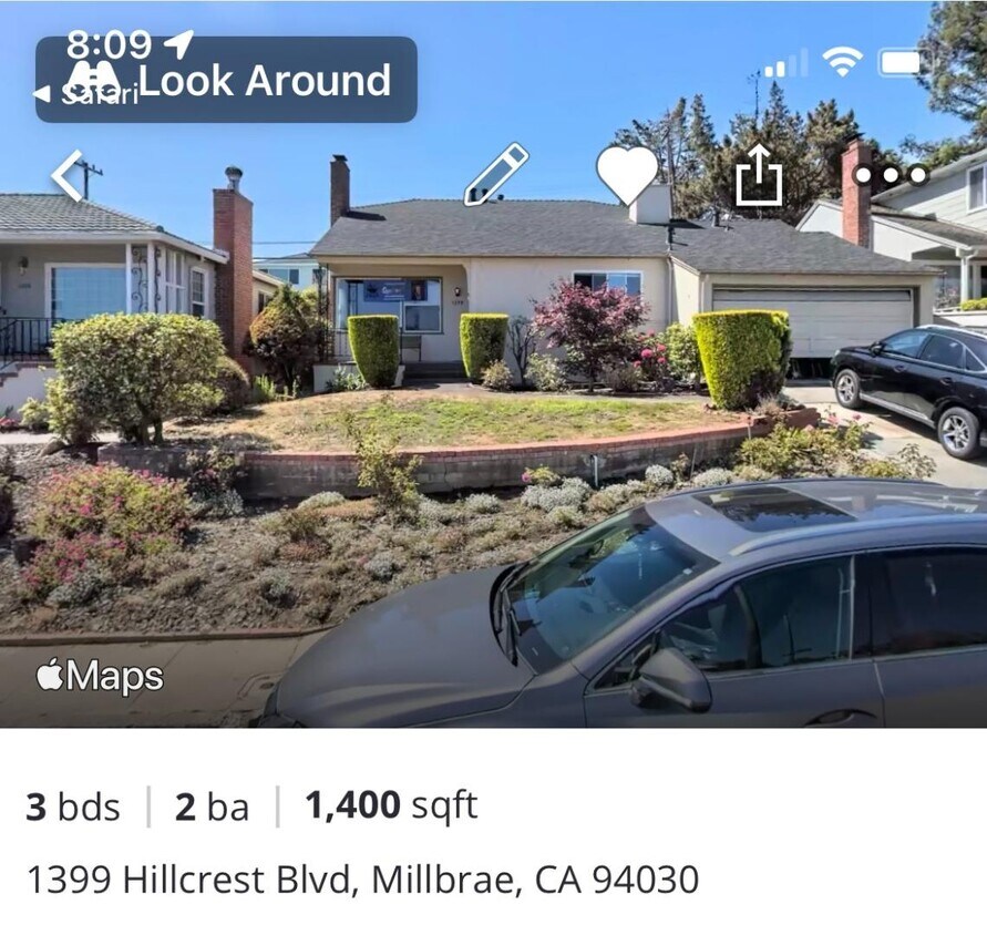 1399 Hillcrest Blvd, Millbrae, CA 94030 House for Rent in Millbrae