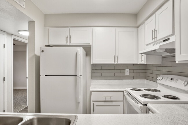 Our Apartment with Renovated Kitchen at Horizon East Apartments in Aurora, Colorado - Horizon East Apartments