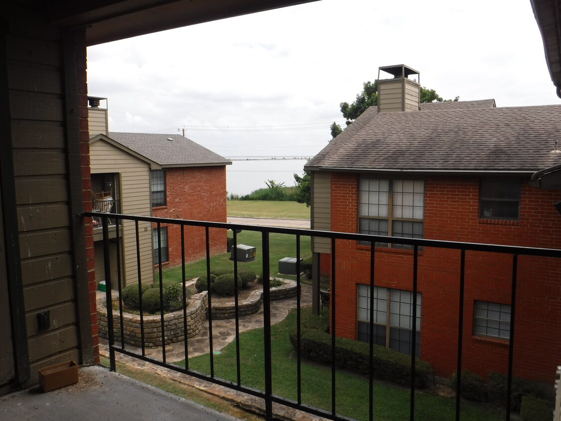 View of lake from patio - 5901 Lake Hubbard Pkwy