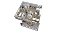 1 bdrm 1 bthrm 775 sq ft 