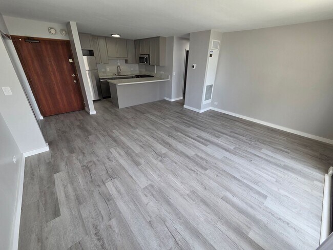 Photo - Fully renovated 1-bedroom, 1-bathroom, with 1 assigned covered parking and In-unit washer/dryer. ... Apartment
