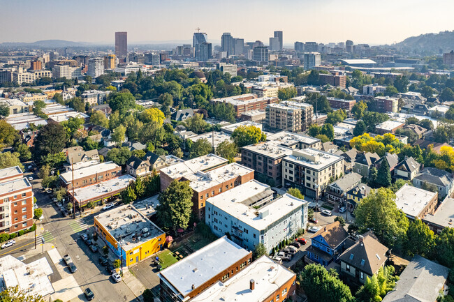 Aerial Photo - Irving Street Towers