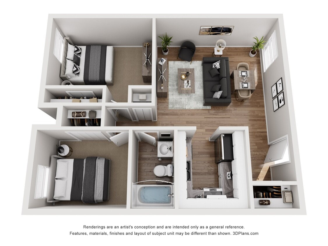 Floorplan - Raccoon Creek Apartments