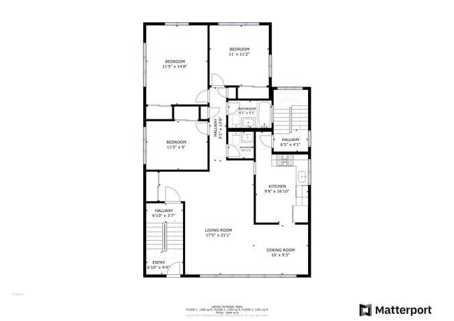 Floor Plan - 7232 W Crain St