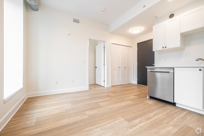 1BR, 1BA - 510SF - Living - The Wellington Lofts