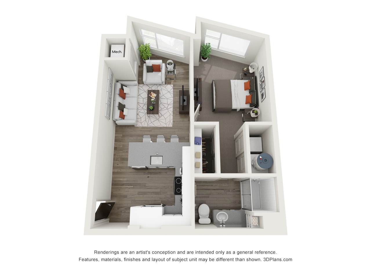 Foundry Lofts – 1 Bedroom