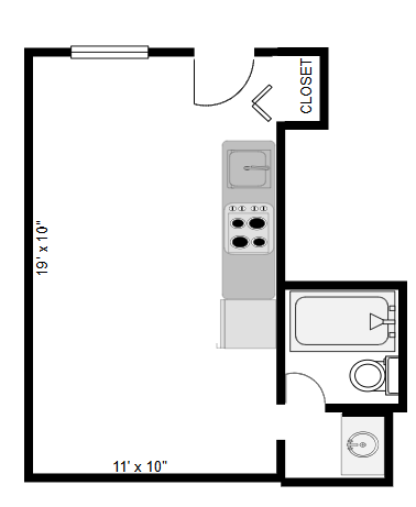 Plano de planta - Broadview Apartments