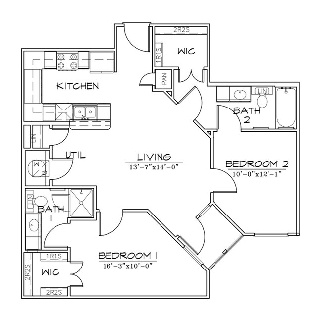 Foto del edificio - Texan Shoal Creek 2 Bed 2 Bath