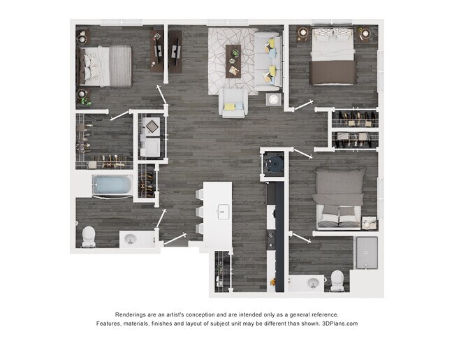 Plano de planta - The Alan