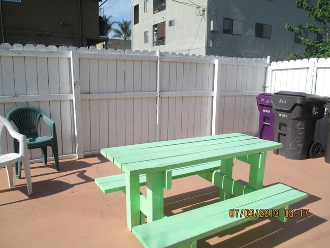 Gated back yard - 826 E 10th St