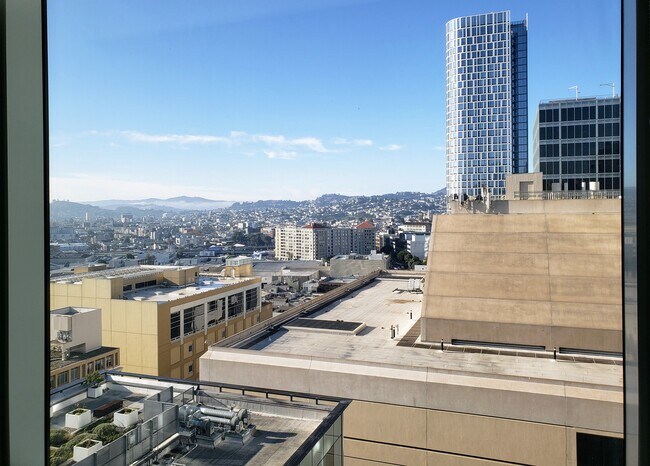 View from living room and bedroom - 1400 Mission St