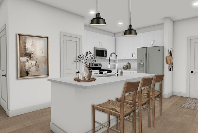 Cocina Garrett Turkey Creek (Renderizado) - Garrett Turkey Creek