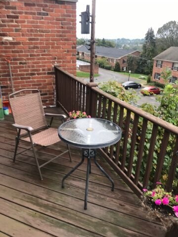 Spacious balcony with a great view. - 500 Alden Rd