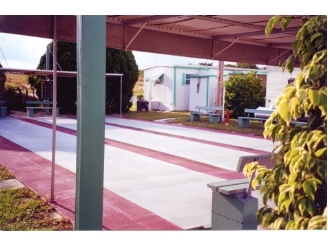 Shuffleboard courts - Dinner Lake Haven Mobile Home Park