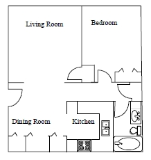 1BR/1BA - Ross Lake Village Apartments