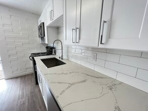Remodeled kitchen view - Palisade Flats