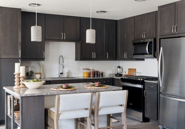 Kitchen Island with Pull-Up Bar Seating* - Six Pines Market Square
