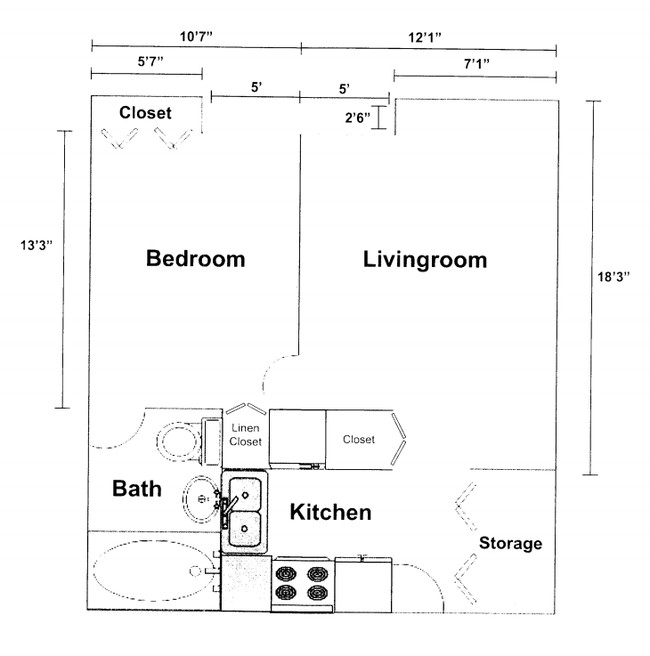 Plano de planta - Gwinnett Christian Terrace