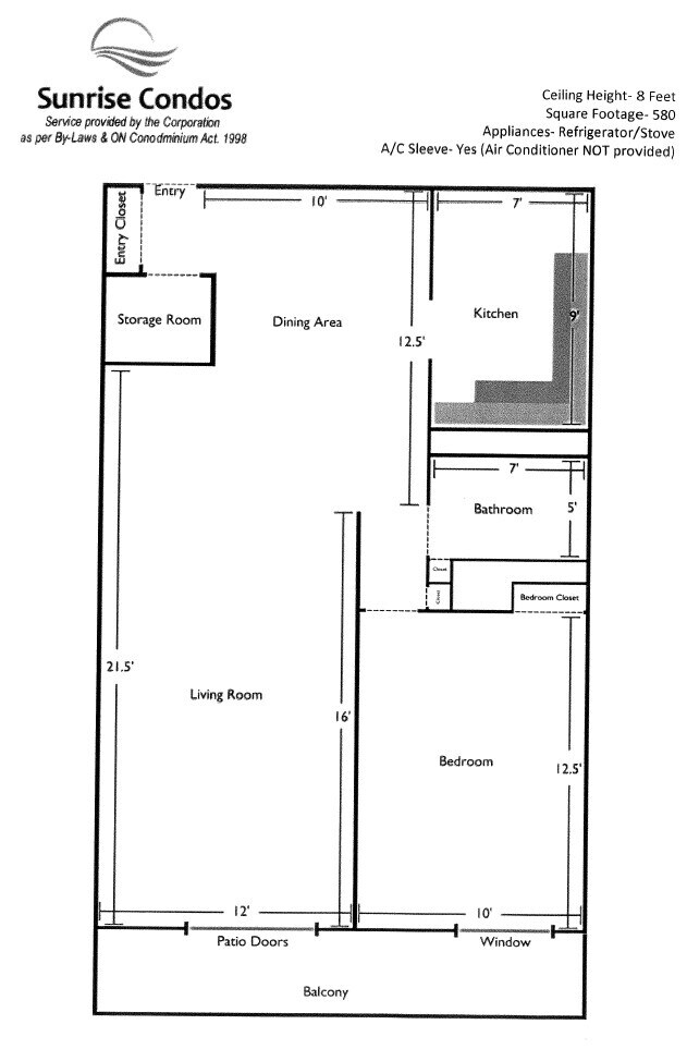 Plan d'étage - Mornington Apartments