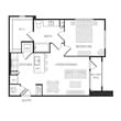 1BR 1BA (765 SF)