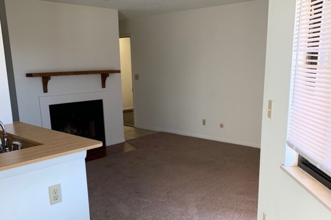 Living room with fireplace - 2200 Hedgerow Rd