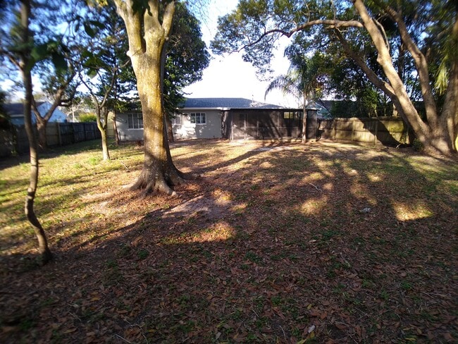 Fully enclosed back yard. - 101 N Venus Ave
