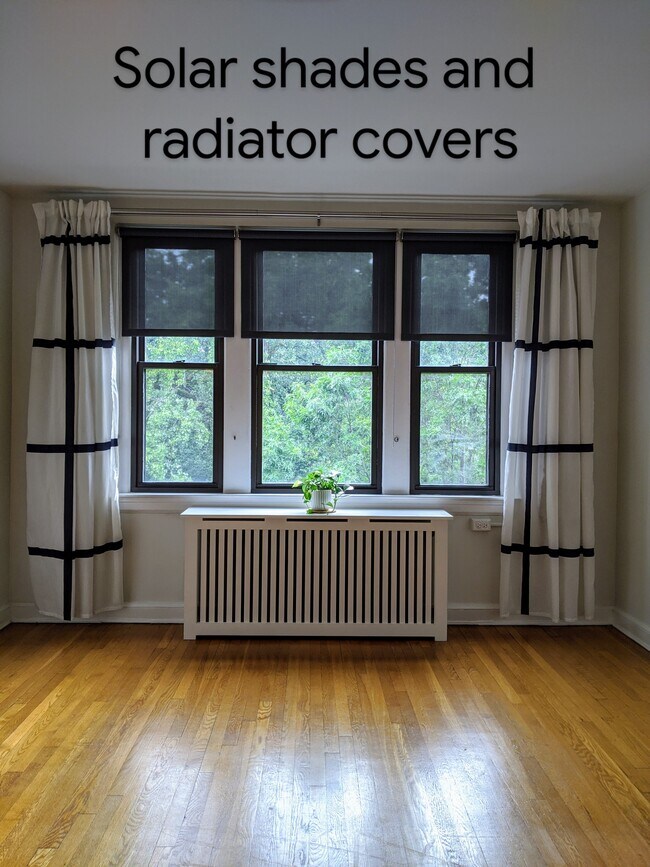 Radiators with thermostats and custom covers - 4007 Connecticut Ave NW