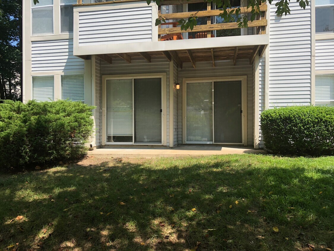 FRONT OF UNIT - LOVELY PATIO AREA - 11510 Little Patuxent Pkwy