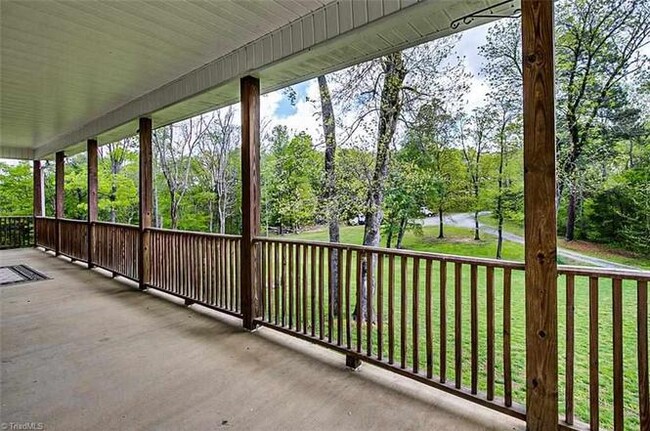 Serene front porch - 9015 Racine Rd
