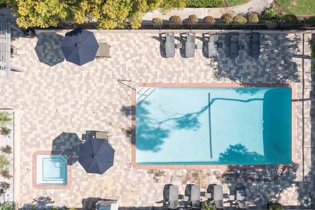 Resort Style Pool and Jacuzzi - Beachpoint Apartments