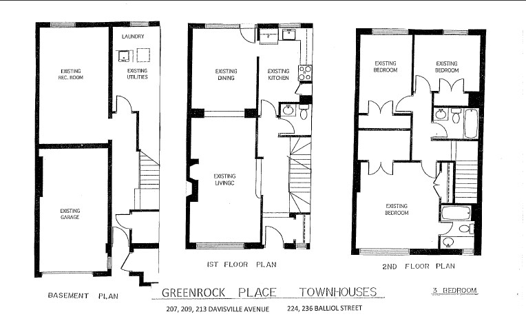 3 chambres/2,5 salles de bain - Balliol Townhouses