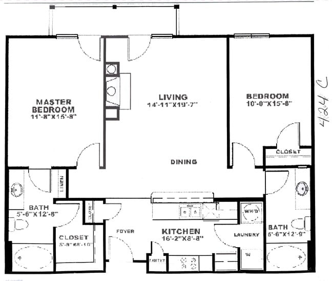 Floor Plan - 1010 N 2nd Ave