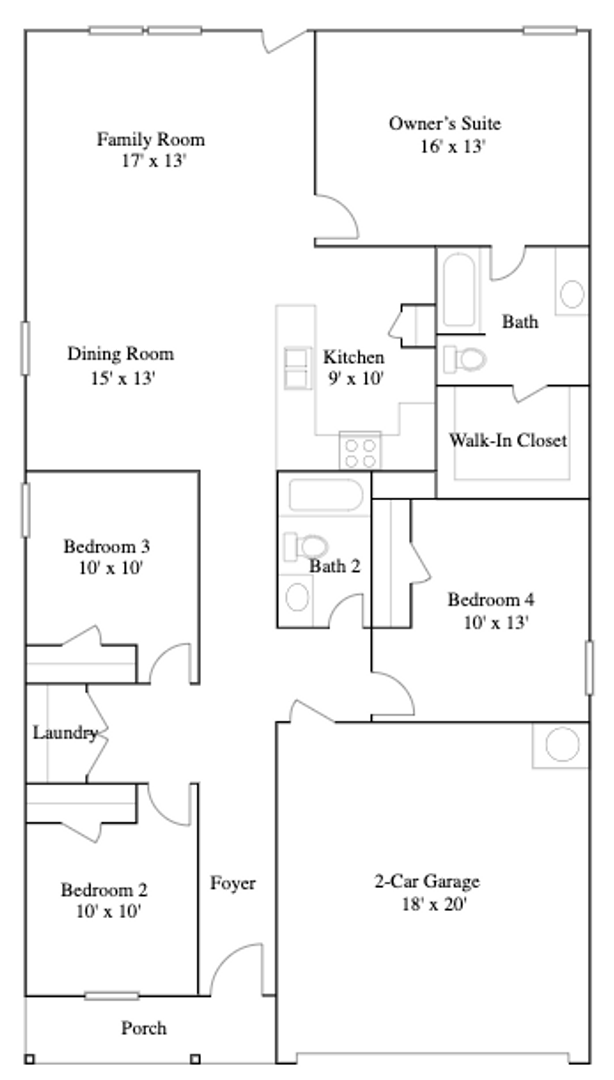 Building Photo - 4 BR / 2 BA - 1,667 SF in San Antonio - WA...