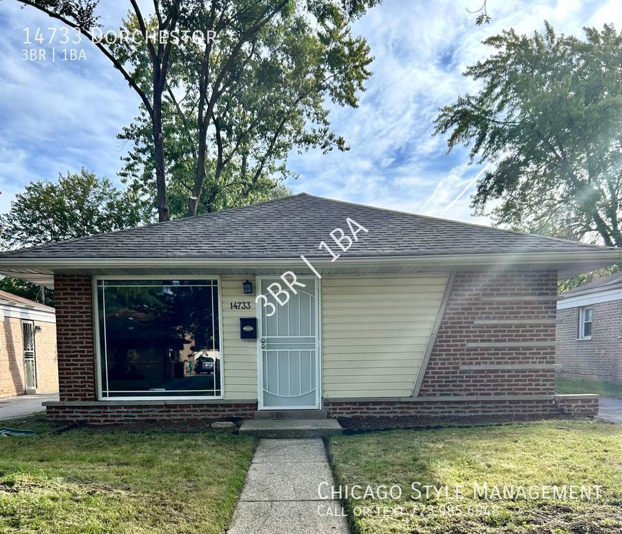 Modern Ranch Home For Rent! House Rental in Dolton, IL