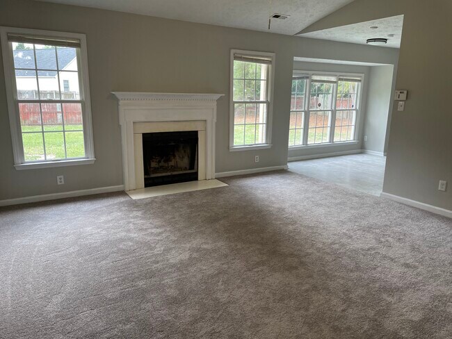 Fireplace in living room - 5503 Heather St